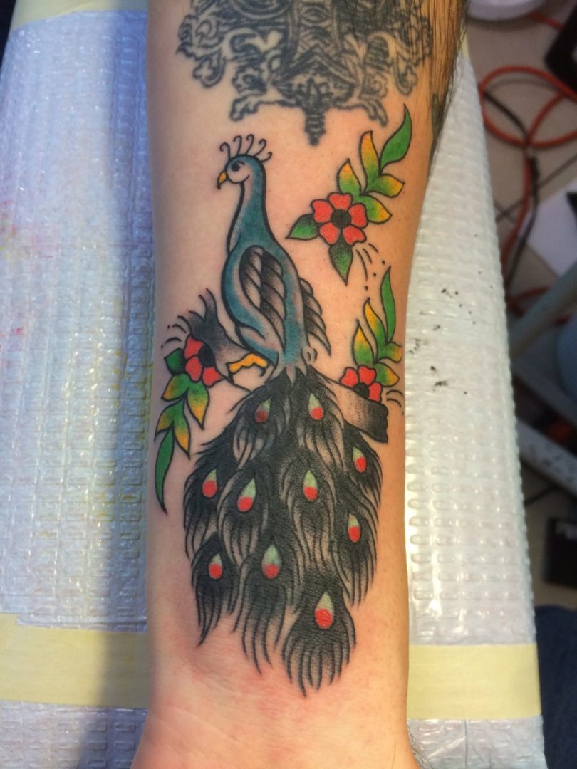 Japanese Peacock Tattoo Idea  BlackInk
