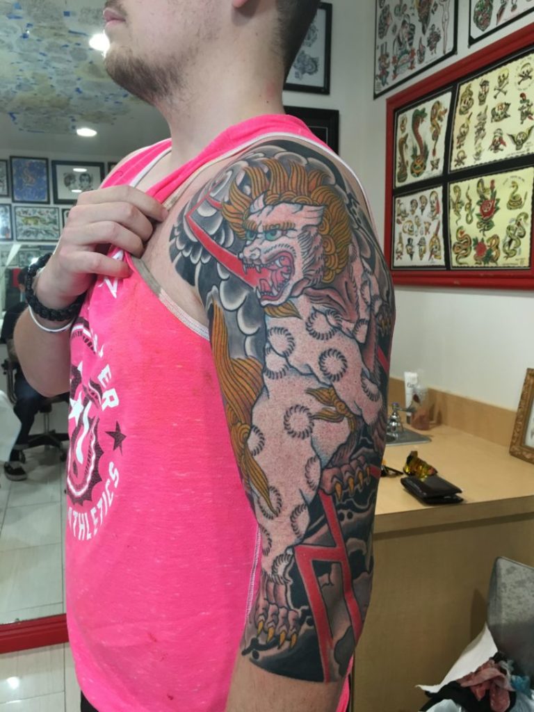 Traditional Japanese Tattoo Artist in Dallas TX  Carl Hallowell