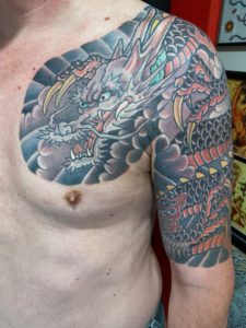 dragon half sleeve tattoo designs